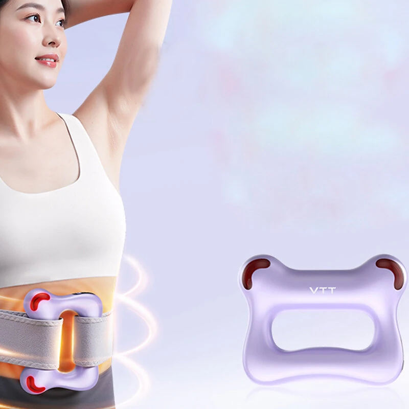 (image for) VTT U8 Cordless Fascia Massage Ring 6 Modes 99 Intensities Dual-Eccentric Vibration Integrated Heat Type-C Rechargeable For Full-Body Relief